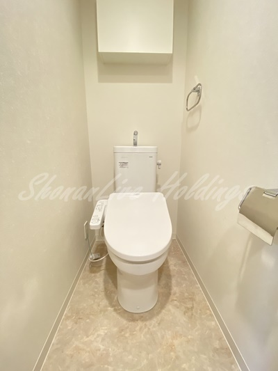 ハマコートⅥのトイレ|温水洗浄便座付き♪