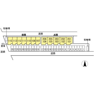 【区画図】 | ガーデンヒルズ東手城　A棟