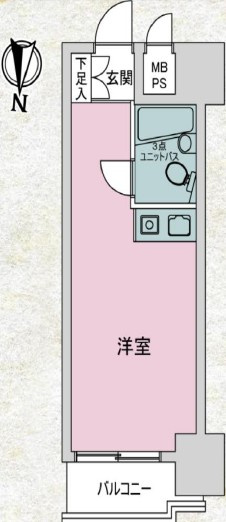 【間取り】 | ライオンズマンション板橋区役所前 | 給湯は、セントラル給湯システムを利用しています。