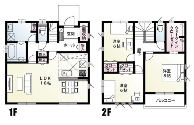 【間取り】 | 久喜市西28区画　新築戸建　全28棟　20号棟