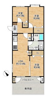 【間取り】 | 横浜ハイタウン5号棟 | 形状等が現況と異なる場合は現況を優先します。