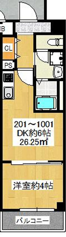 ヴィラナリー豊秀の間取り