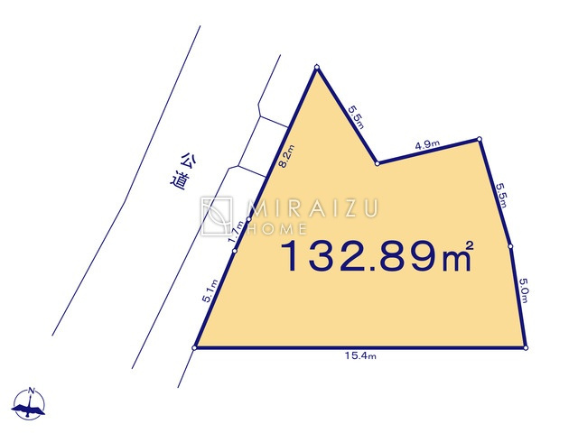 【土地図】 | 開放感のある、閑静な住宅街に位置しています。陽の光をたっぷりと浴びながら気持ち良く生活が出来ます。夢のマイホーム、夢ではなく実現出来ます！見学・ご相談等、お気軽にご連絡下さい。