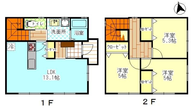 ショコラブルームの間取り
