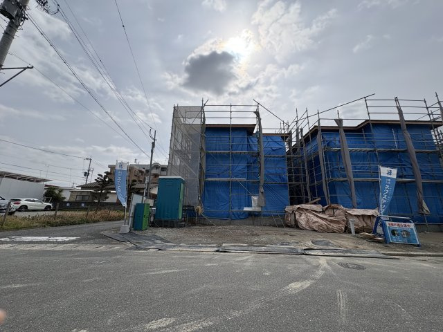 【外観パース】 | 新築戸建て　警弥郷２丁目１号棟 | きりっとした印象の外観