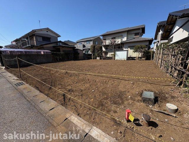 長沼町　売地の外観|長沼町　売地　約62坪の整形地　東南側4.8ｍ公道面　建築条件なし　確定測量