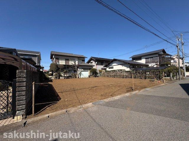 長沼町　売地の外観|長沼町　売地　約62坪の整形地　東南側4.8ｍ公道面　建築条件なし　確定測量