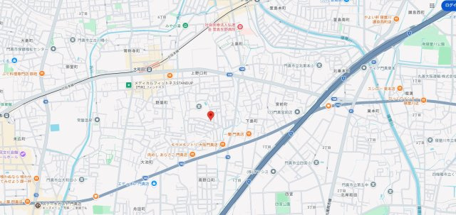 ■門真市上野口町　新築一戸建ての地図