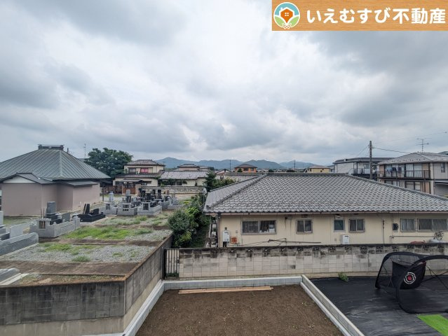 Cradle garden　本庄市児玉町金屋第7の展望|高い建物が無く開放感のある展望
バルコニーからの展望も開けていて閑静な住宅地が望めます。日当りも良いですね♪