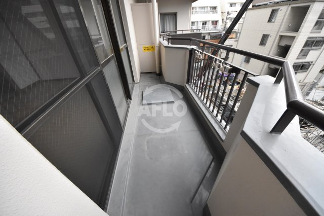 梅田プレミアムコートのバルコニー|梅田プレミアムコート　バルコニー