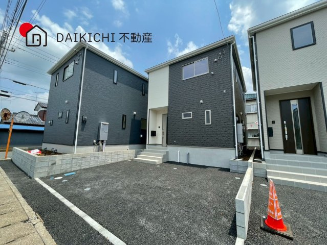 【前面道路含む現地写真】 | 加須市南町第3　CRADLE GARDEN　新築戸建　全3棟　2号棟
