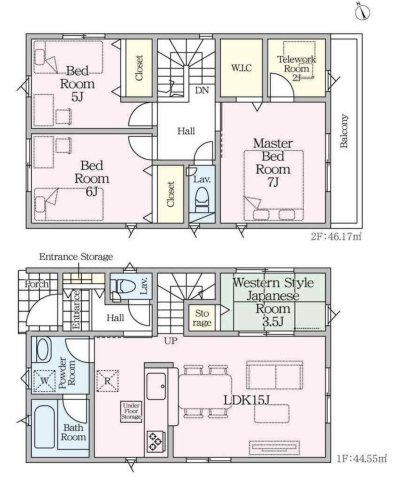 【間取り】 | 加須市南町第3　CRADLE GARDEN　新築戸建　全3棟　3号棟