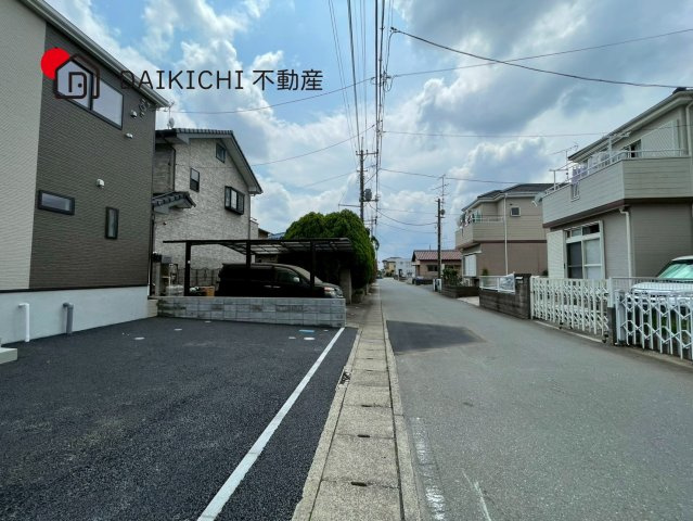 【前面道路含む現地写真】 | 加須市南町第3　CRADLE GARDEN　新築戸建　全3棟　3号棟