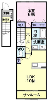 【間取り】 | ラ・デシモＭ