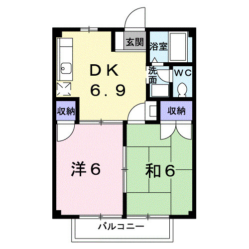 【間取り】 | ニューシティ三輪