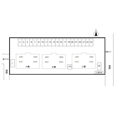 【区画図】 | シャーメゾン　グラウディア　A棟