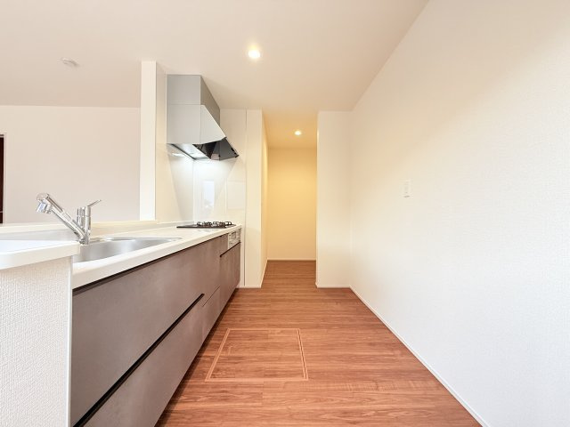 第1常総市東野原　新築戸建　1号棟のキッチン