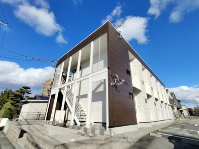 【外観】 | レオパレスパークサイドＨＡＲＵ | 2023年12月外壁塗装致しました。