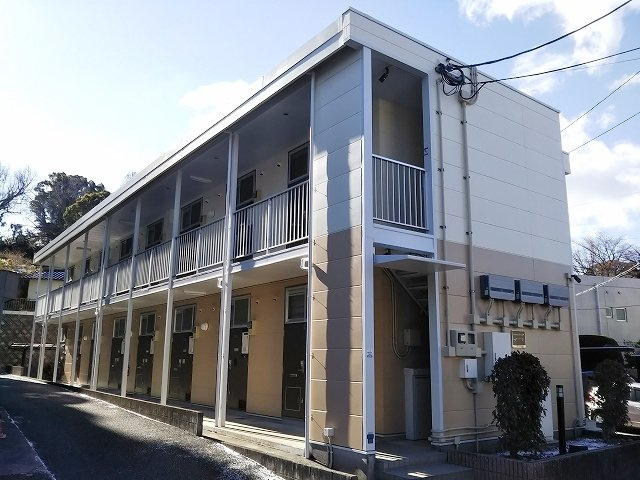 レオパレス城下京町の外観|2022年12月に外壁塗装しました。