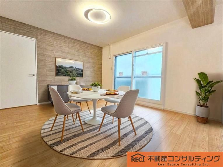 甲南シャトー青木の内装|南向きの明るい室内！