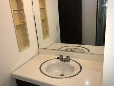 【洗面所】 | ライオンズマンション新大江第２ | 洗面化粧台