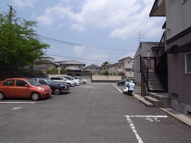 ルミエールＢ棟の駐車場