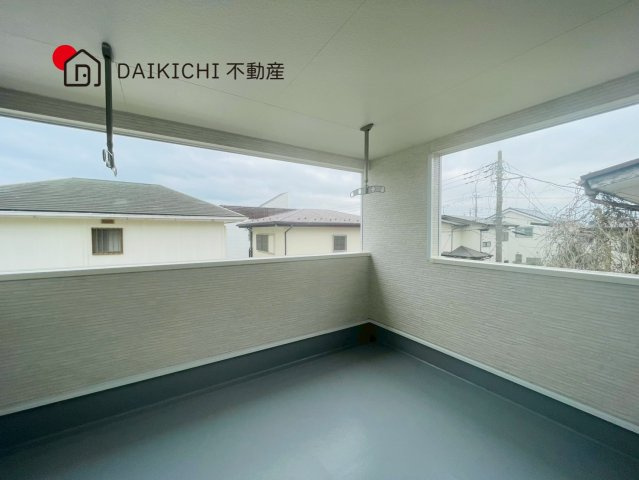 【バルコニー】 | 北本市下石戸第3　CRADLEGARDEN　新築戸建　全1棟　1号棟