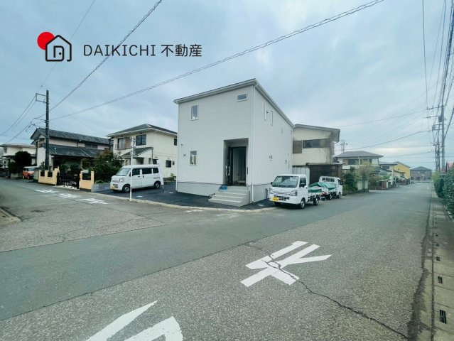 【前面道路含む現地写真】 | 北本市下石戸第3　CRADLEGARDEN　新築戸建　全1棟　1号棟