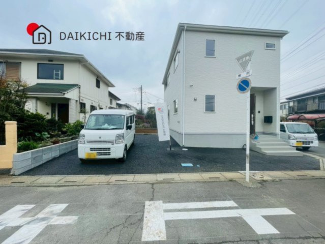 【前面道路含む現地写真】 | 北本市下石戸第3　CRADLEGARDEN　新築戸建　全1棟　1号棟