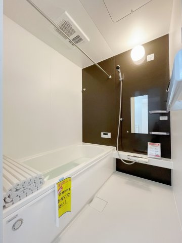 新築戸建・新築建売　福島市吉倉1期　吉井田小学校・岳陽中学校の浴室|浴室乾燥機付きのバスルームはヒートショックの不安も軽減！