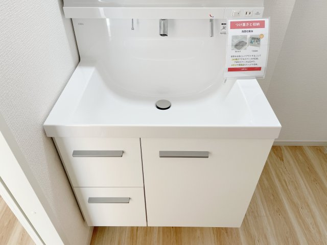 新築戸建・新築建売　福島市吉倉1期　吉井田小学校・岳陽中学校の独立洗面台