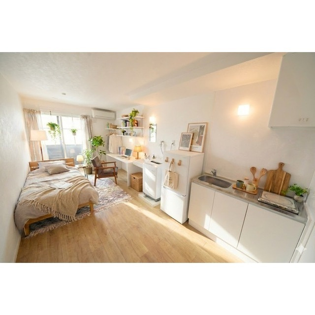 MQuarto谷塚の居間・リビング|おしゃれなリビングです