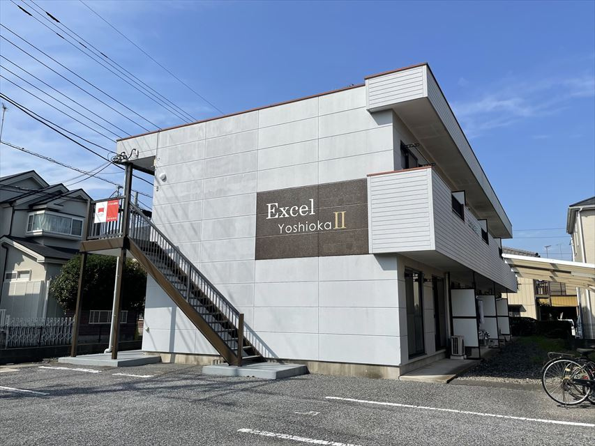 エクセル吉岡Ⅱの外観|建物外観を気になさる方へ、見た目の良い物件です