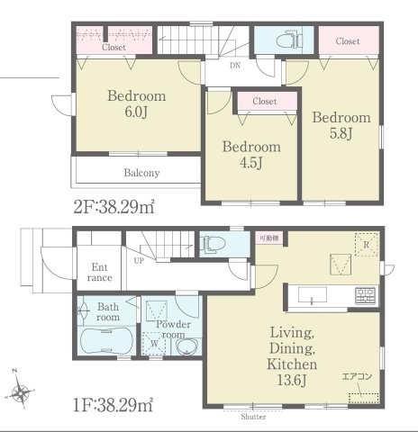 立川市砂川町７丁目 西武拝島線 玉川上水駅 新築戸建