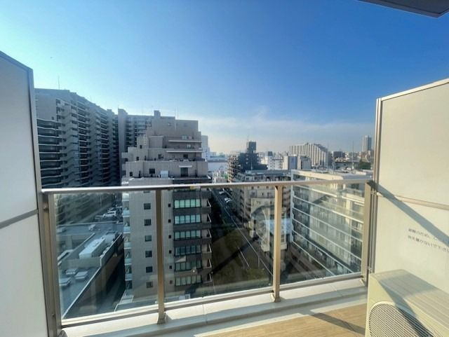 レジディア品川シーサイドのバルコニー