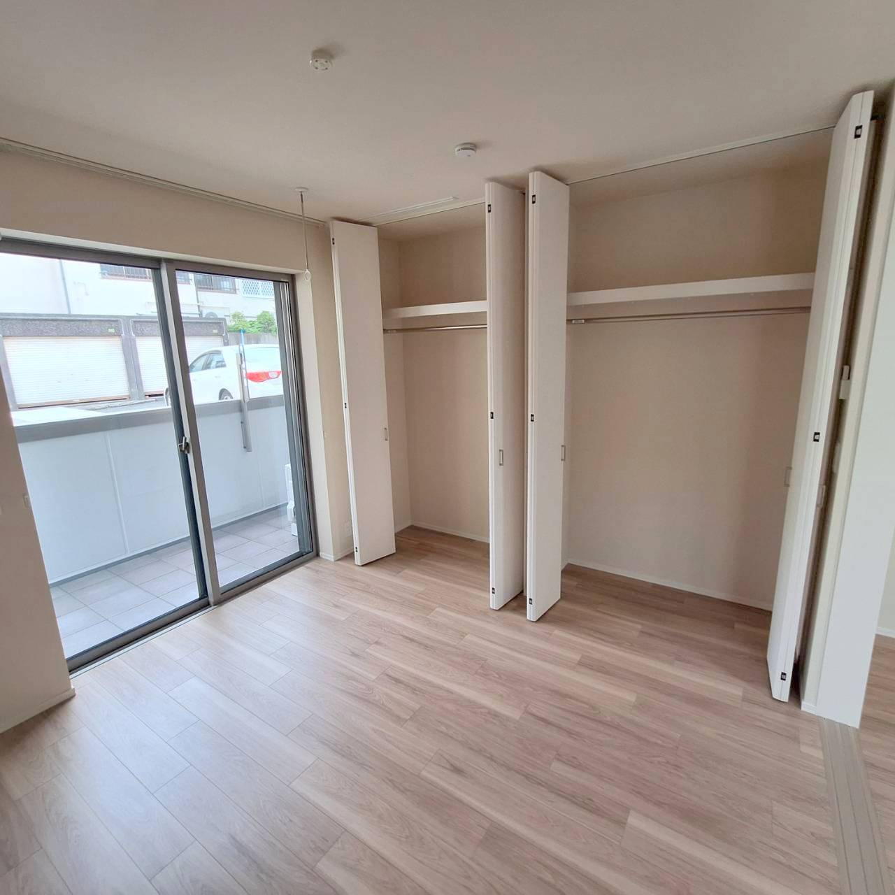 仮称　大口通メゾンC棟のバルコニー