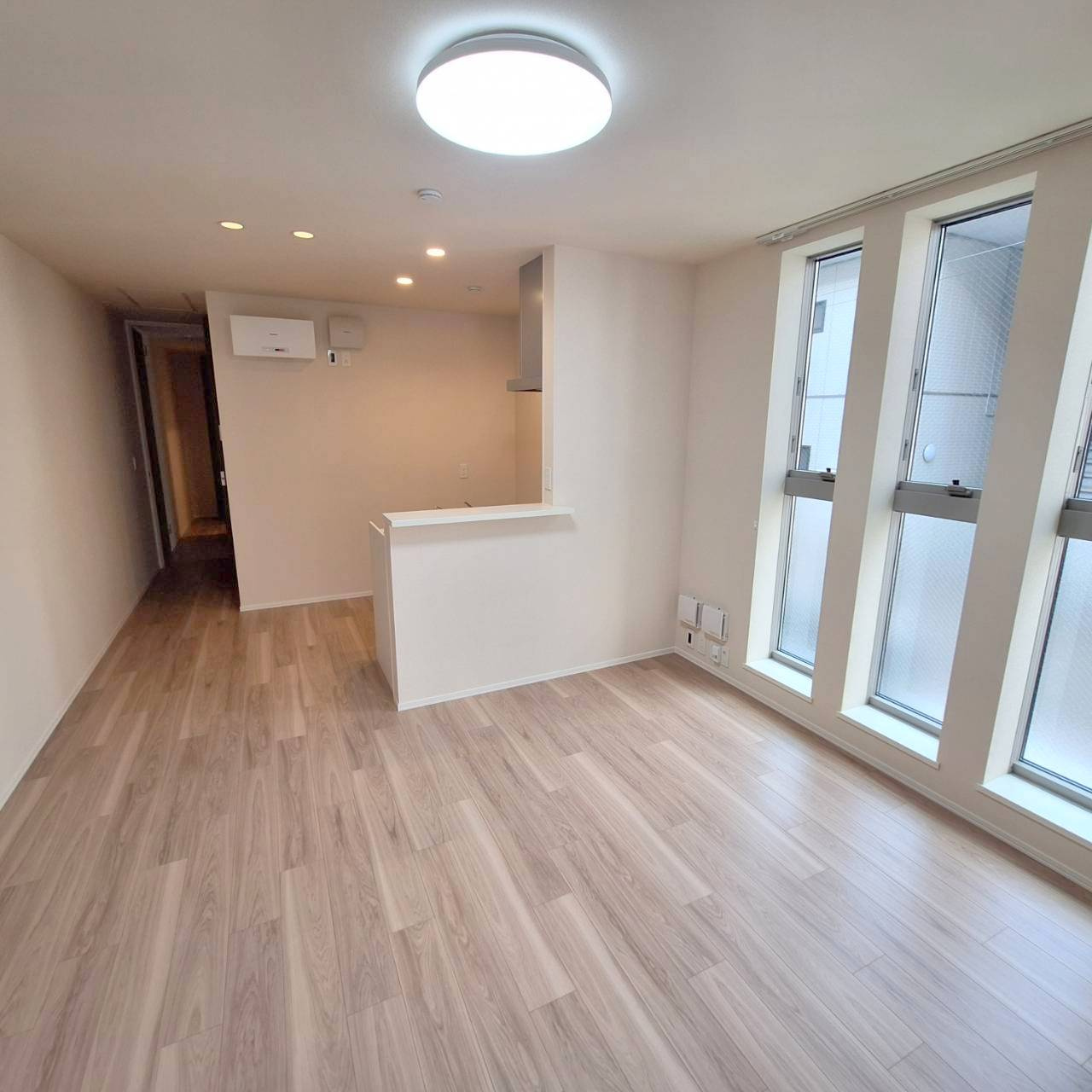 仮称　大口通メゾンC棟のエントランス