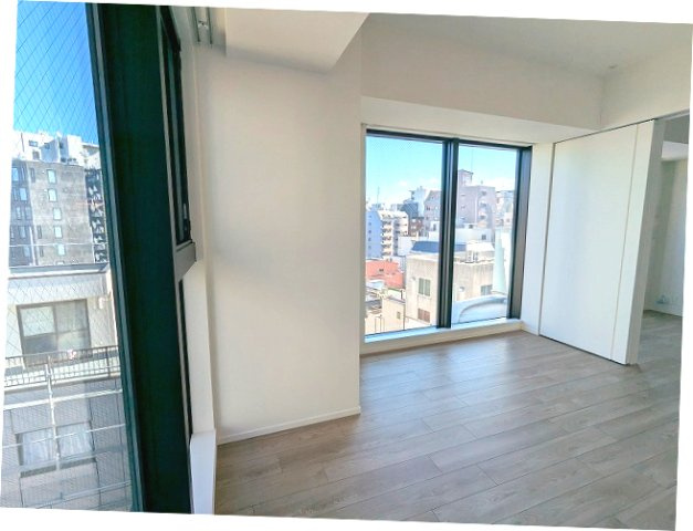 プライムメゾン入谷の設備|6.2帖洋室、7Fスカイツリー隅田川花火見えます、インターネット無料、ウォークインクローゼット、エアコン付