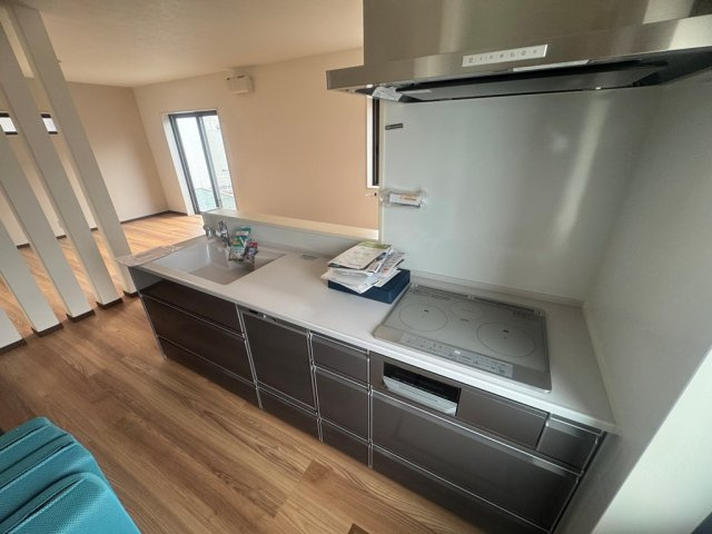 筑後市熊野未入居オール電化のキッチン