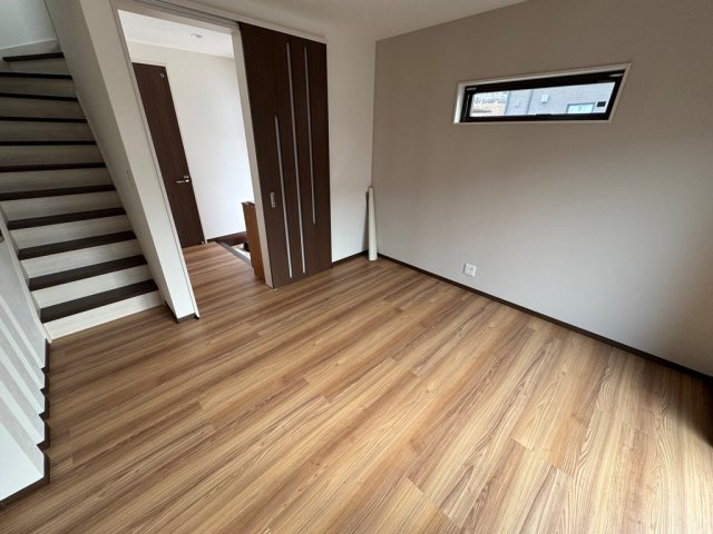 筑後市熊野未入居オール電化の居間・リビング