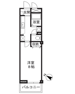 【間取り】 | ディアコート方南