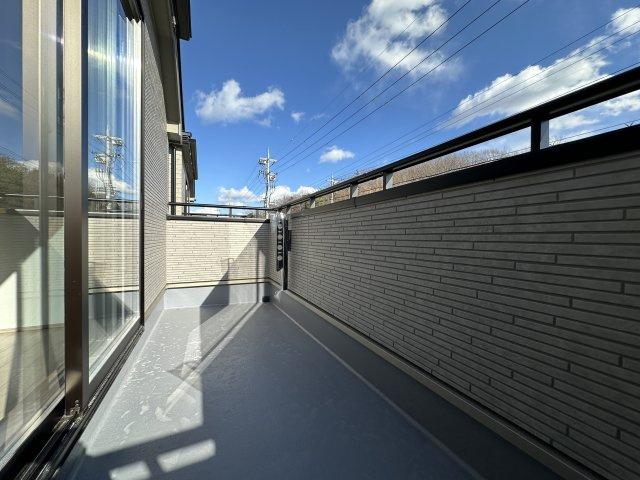 神戸市西区樫野台6丁目新築戸建A号棟のバルコニー