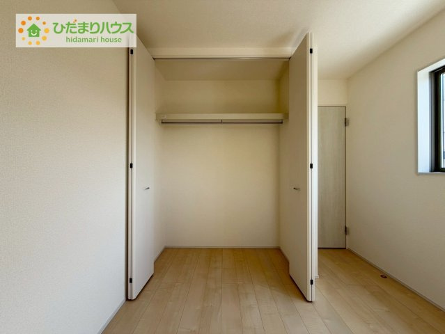 いわき市自由ヶ丘３期　新築戸建　1号棟の収納|各居室にはしっかりと収納を完備！