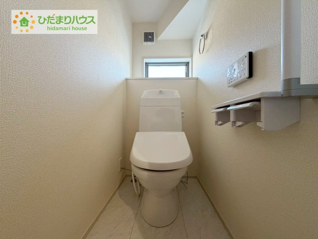 いわき市自由ヶ丘３期　新築戸建　1号棟のトイレ|温水洗浄便座ついてます(^^♪