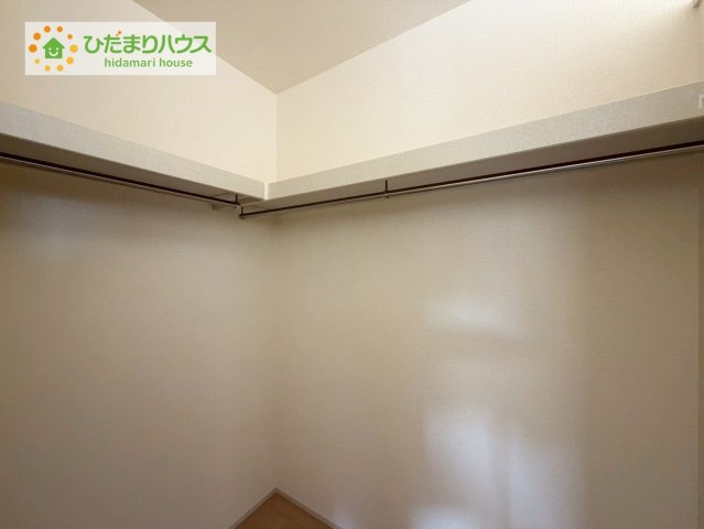 いわき市自由ヶ丘３期　新築戸建の収納|ハンガーパイプ付でお洋服の出し入れもラクラクです！
