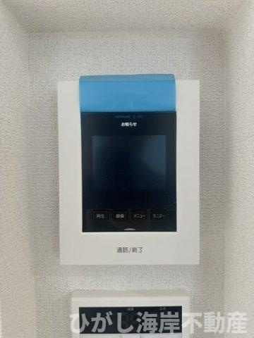 茅ヶ崎市柳島1丁目　新築戸建　全２棟のセキュリティ|TVモニター付きインターフォン