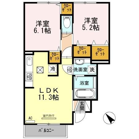 グランアヴァンティB棟の間取り