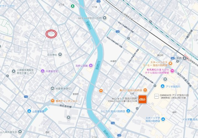 【地図】 | 加古川市別府町新野辺第23（全5棟）3号棟