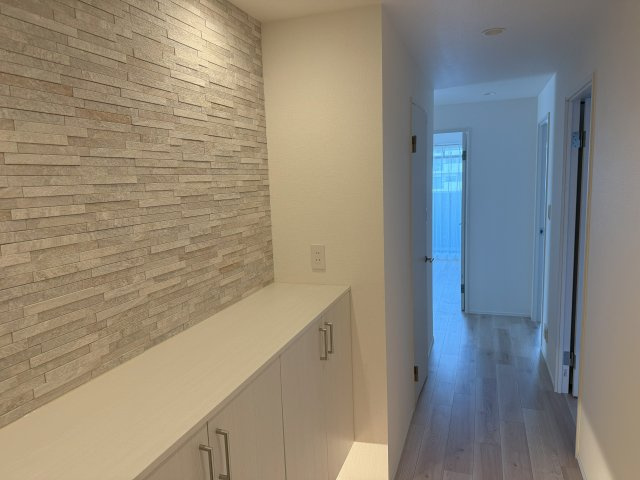 リーガル天満パークサイドの玄関