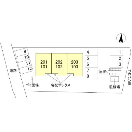MAISON　KOTOBUKIの区画図